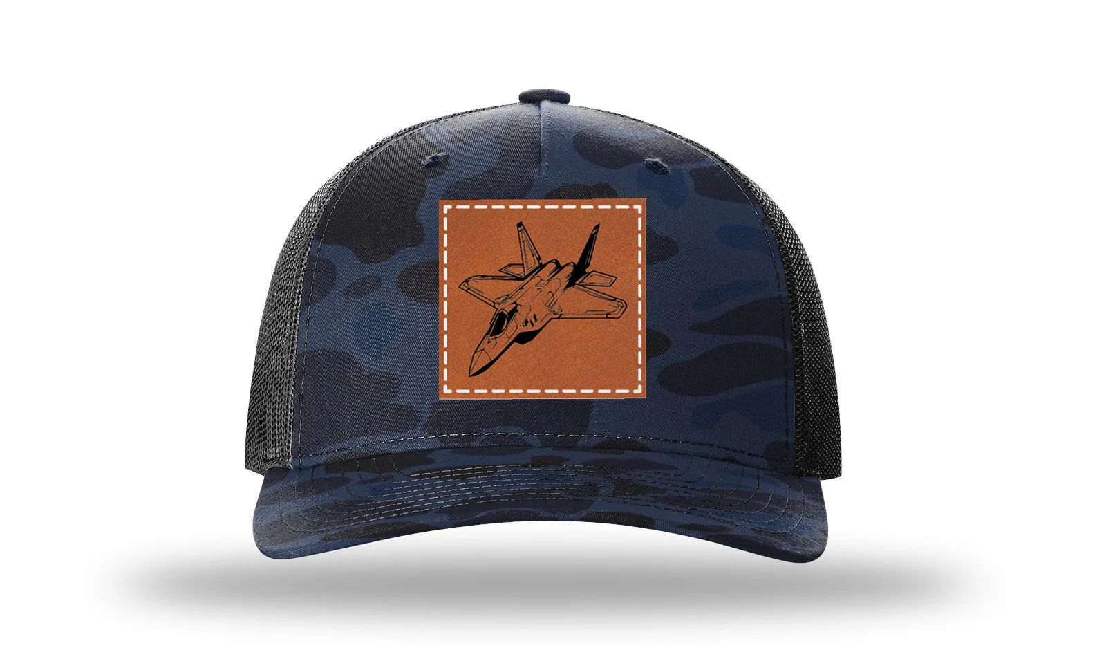 Jet Leather Patch Richardson 112PFP Hat - Image 11