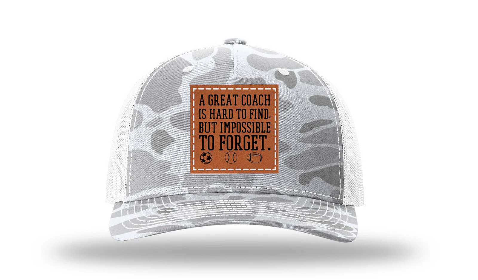 Great Coach Leather Patch Richardson 112PFP Hat - Image 4