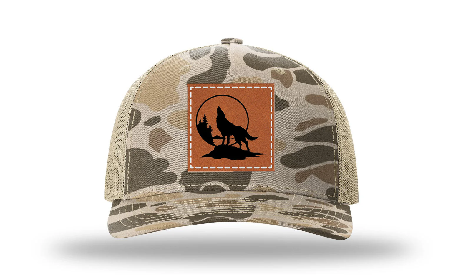 Wolf Leather Patch Richardson 112PFP Hat - Image 8