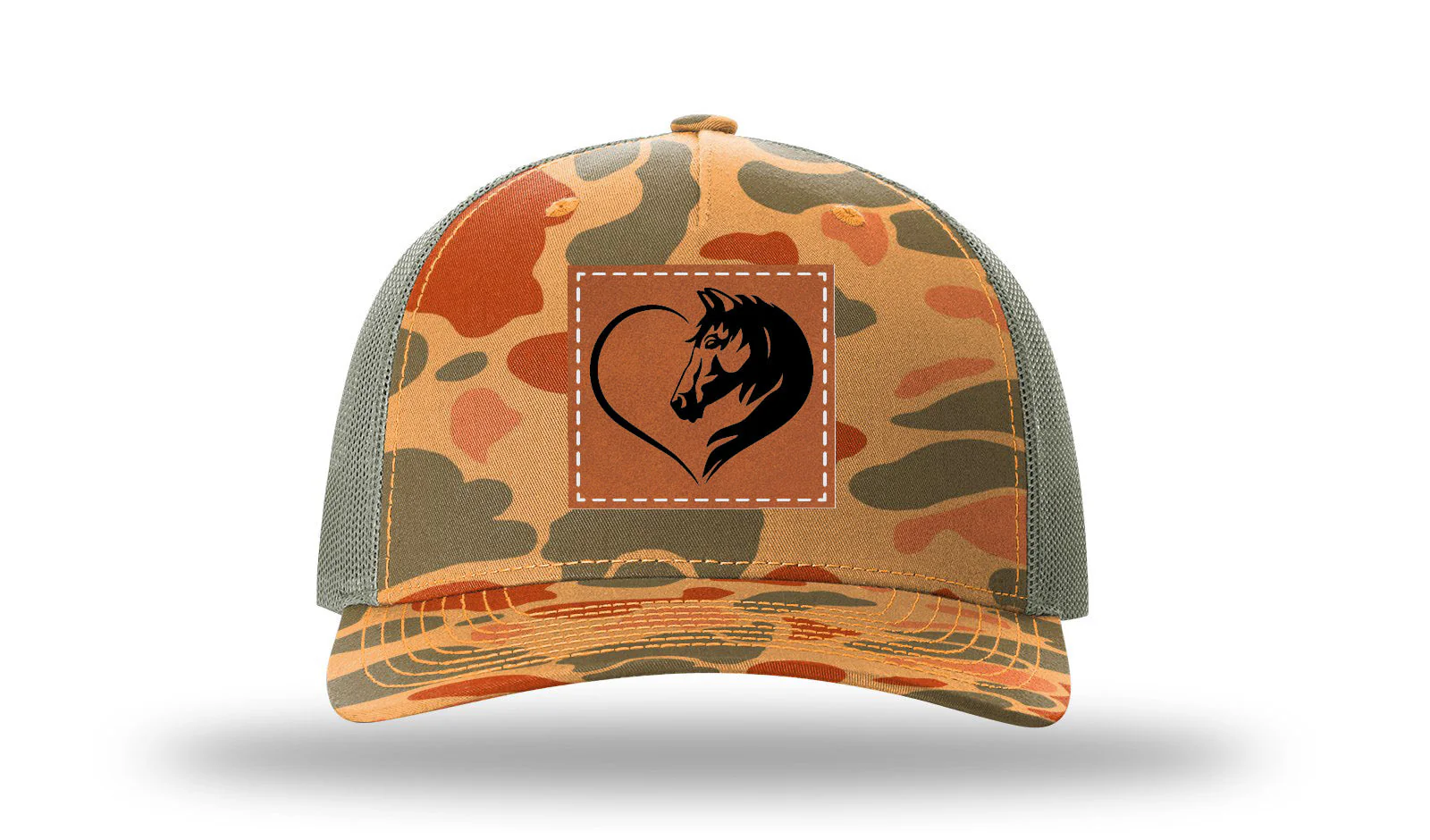 Horse Love Leather Patch Richardson 112PFP Hat - Image 17