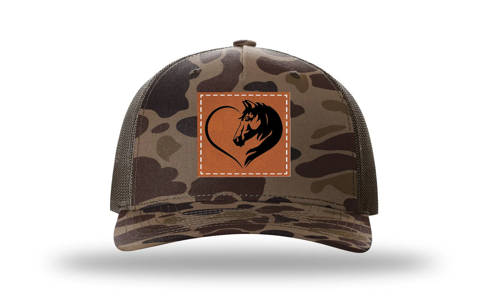 Horse Love Leather Patch Richardson 112PFP Hat - Image 2