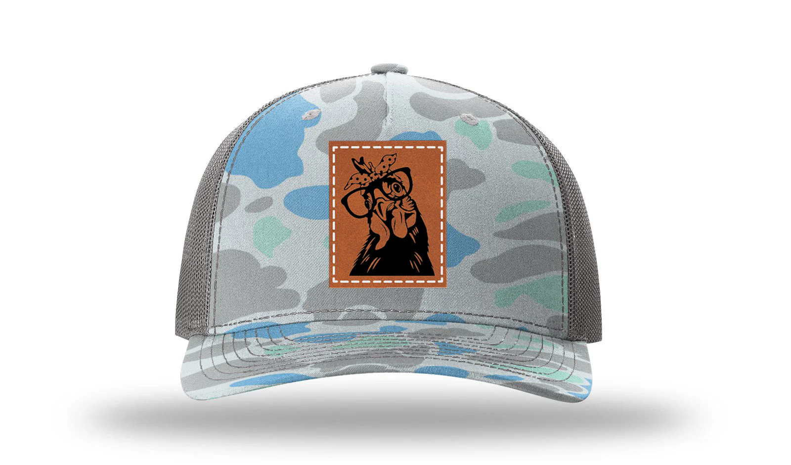 Chicken Leather Patch Richardson 112PFP Hat - Image 16