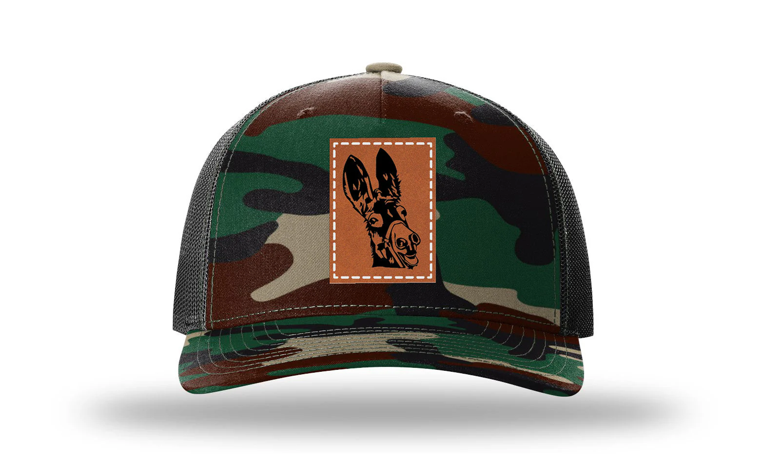 Donkey Leather Patch Richardson 112PFP Hat - Image 6