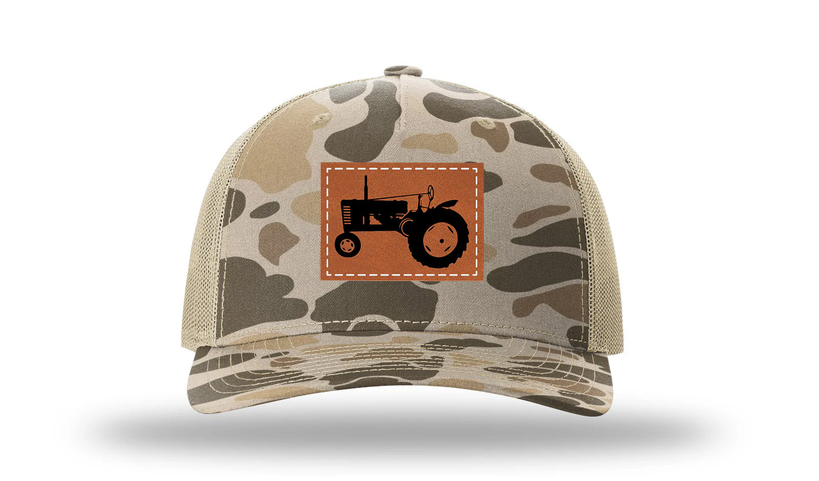Tractor 2 Leather Patch Richardson 112PFP Hat - Image 8