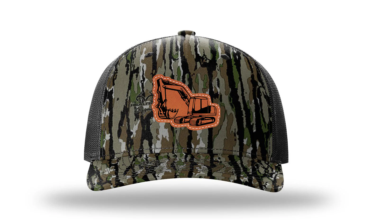 Excavator Leather Patch Richardson 112PFP Hat - Image 14